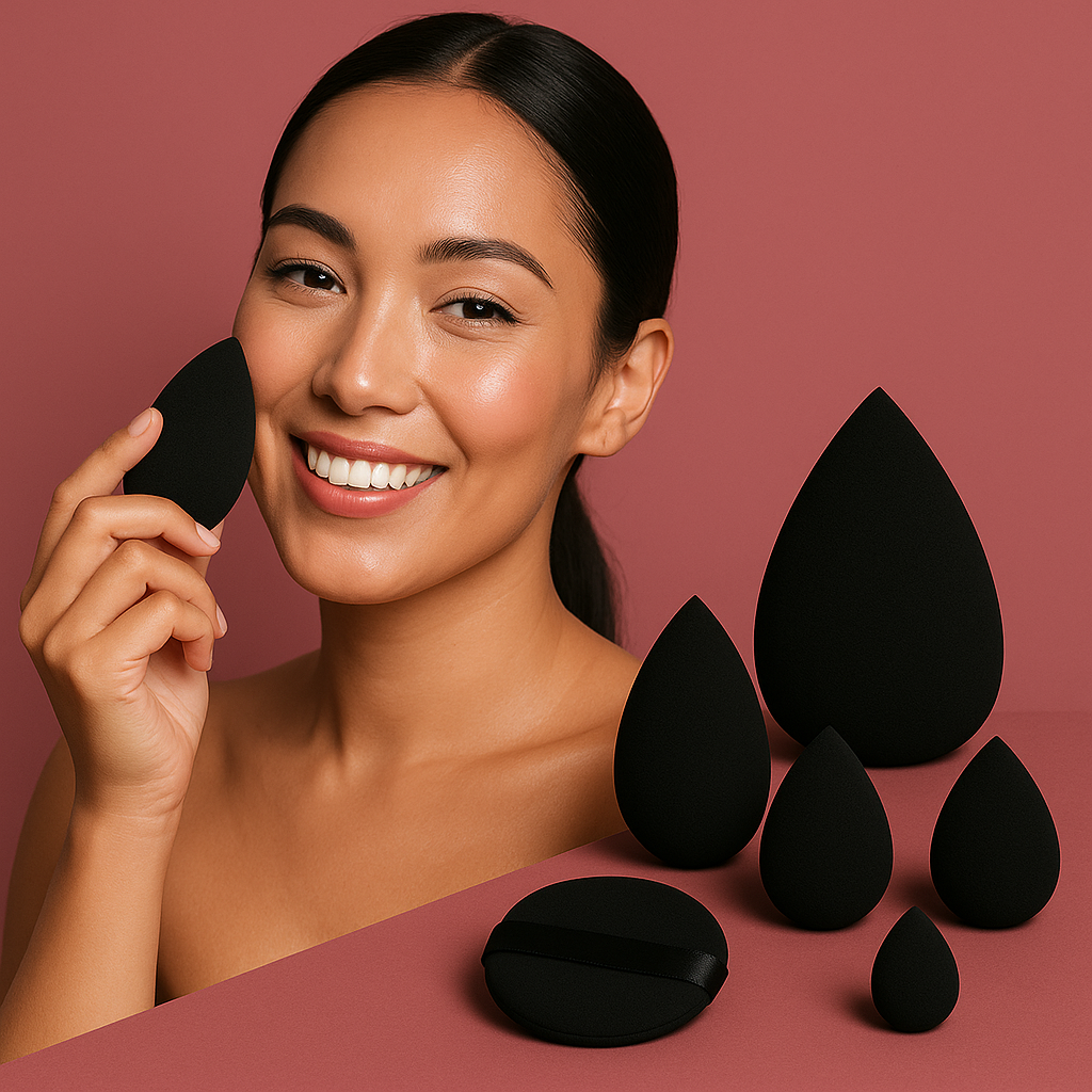 Lot de 12 éponges de maquillage